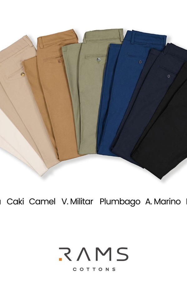 Pantalón de vestir corte Slim fit de algodón premium Strech color gris perla  para caballero